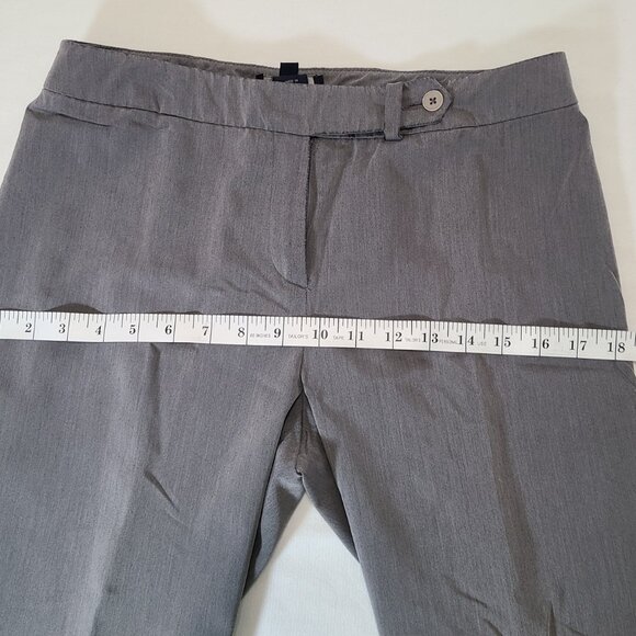 Jones New York Signature Gray Career Pants Size 6P Petite Lined Straight Leg - Picture 5 of 9